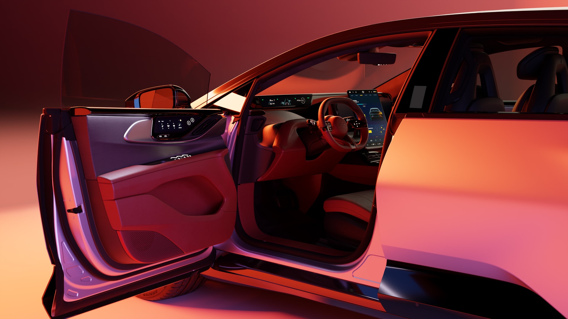 Faraday Future FF 91 智能座舱官方图
